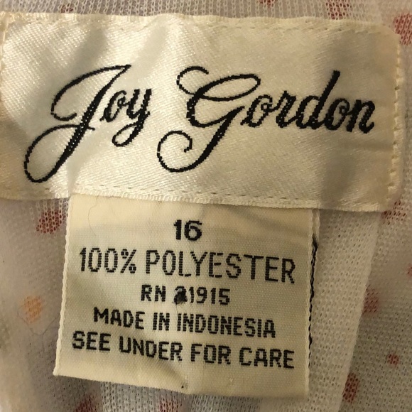 COPY - Vintage Joy Gordon Vintage Dress  Blouson Collar. - Picture 7 of 11